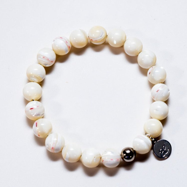 MOTHER OF PEARL BRACELET (ADJUSTABLE) – Wearmebyradhaji