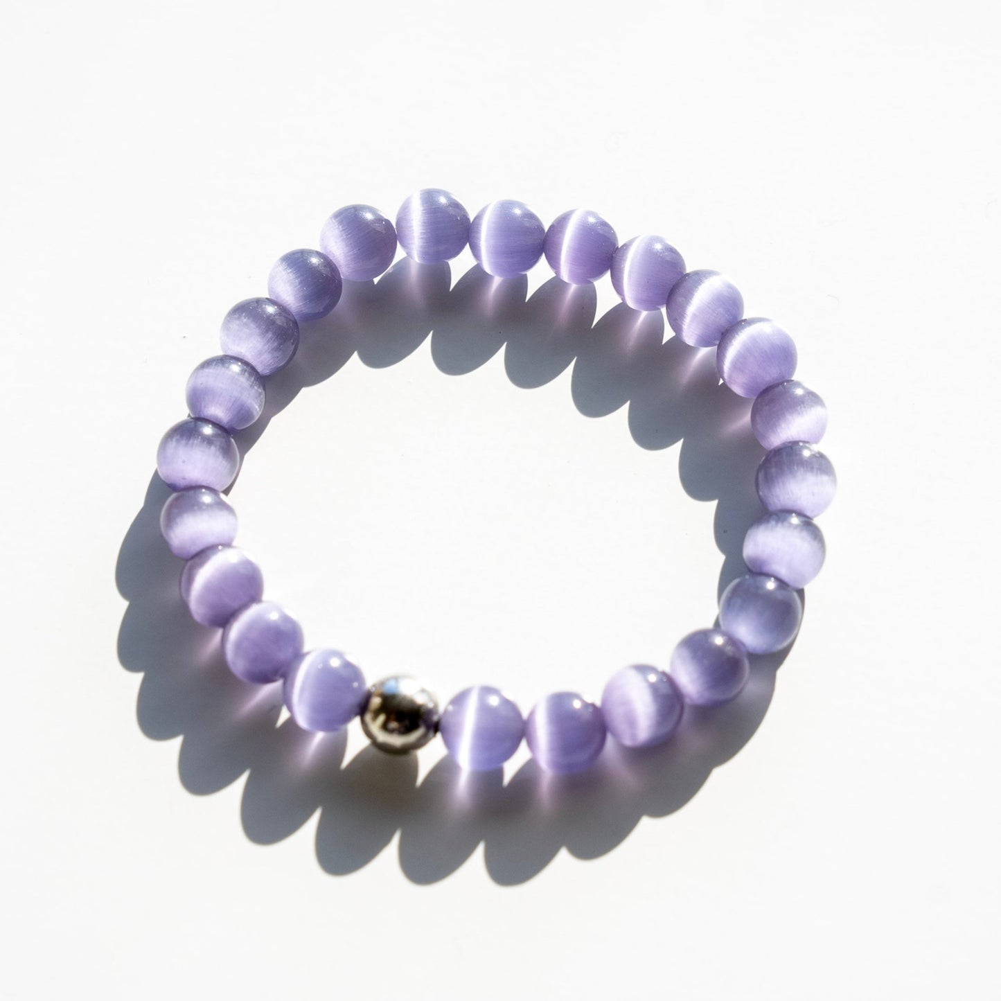 Mini Purple Selenite Bracelet