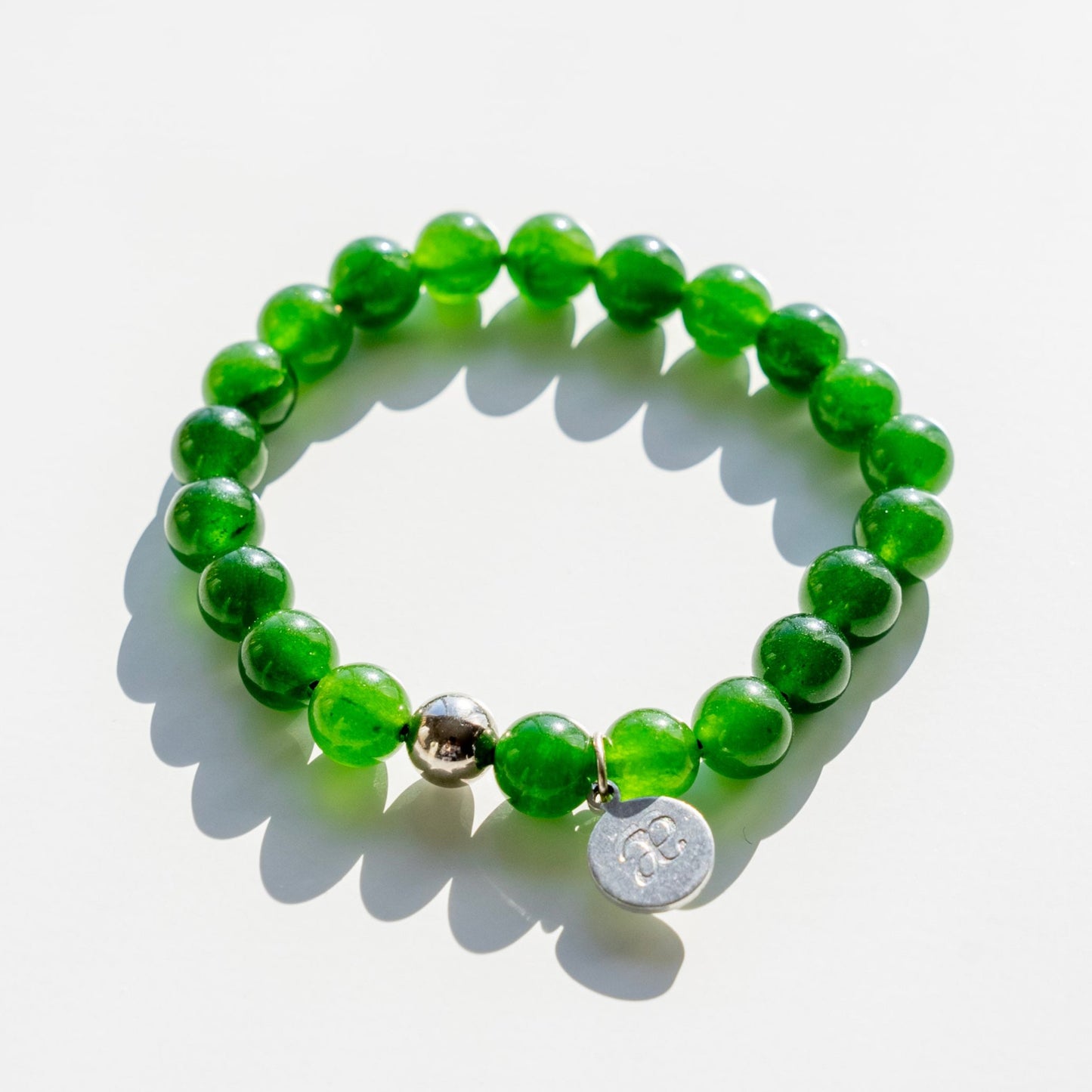 Mini Dark Green Jade Bracelet