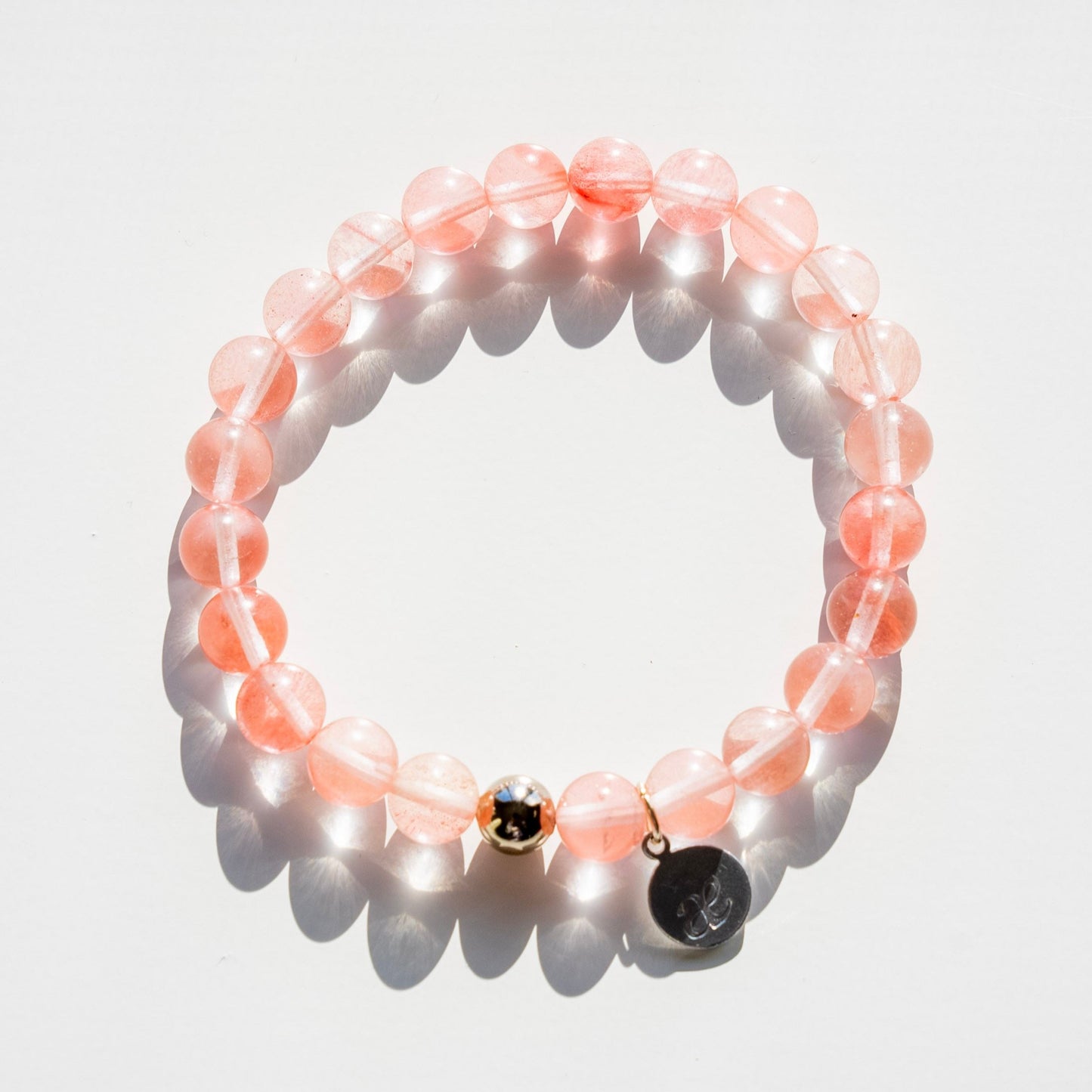 Mini Strawberry Quartz Bracelet